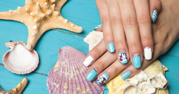 Manicure na praia – experimente designs de estrelas do mar