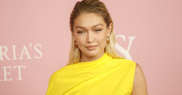 Gigi Hadid chamou a atenção com um vestido mágico